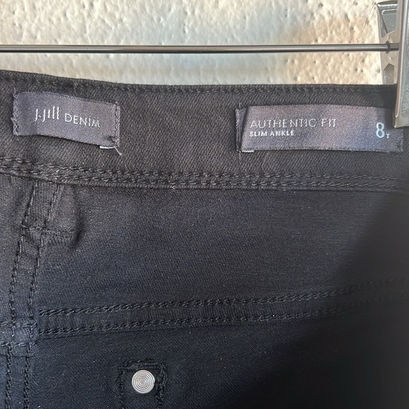 J.Jill Denim Authentic Fit Slim-Leg Jeans black 8 TALL - Picture 7 of 7